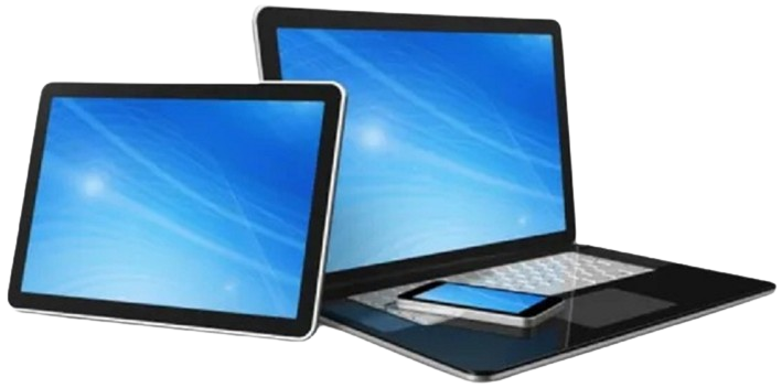 Picture of a Laptop and Tablet